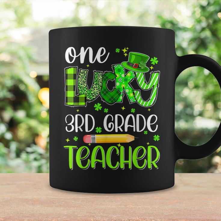 One Lucky 3Rd Grade Teacher Pencil Shamrock St Patricks Day Coffee Mug Gifts ideas