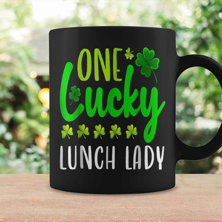 One Lucky Lunch Lady St Patricks Day Irish Shamrock Coffee Mug Gifts ideas