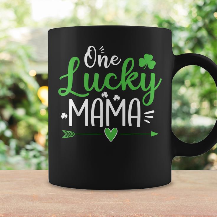 One Lucky Mama Shirt St Patricks Day Funny Mom Gift Coffee Mug Gifts ideas
