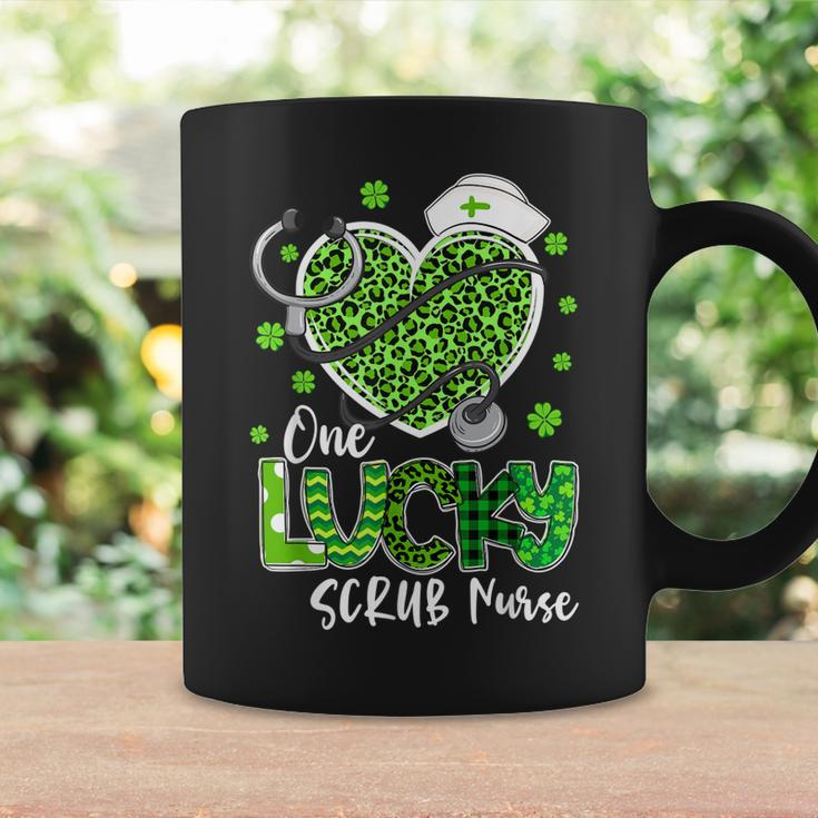 One Lucky Nurse Scrub Rn Icu Er St Patricks Day Nurses Coffee Mug Gifts ideas