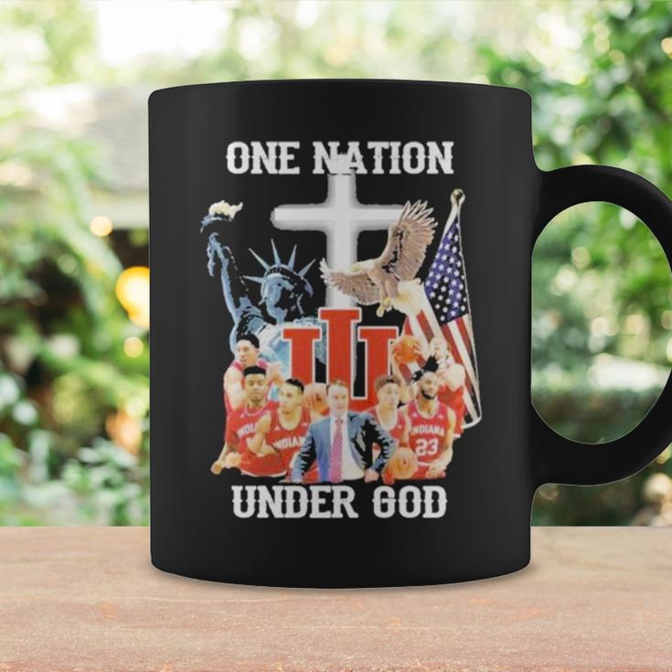 One Nation Under God Indiana Hoosiers Men’S Basketball Coffee Mug Gifts ideas