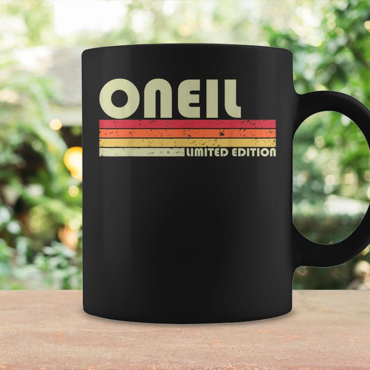 Oneil Surname Funny Retro Vintage 80S 90S Birthday Reunion Coffee Mug Gifts ideas