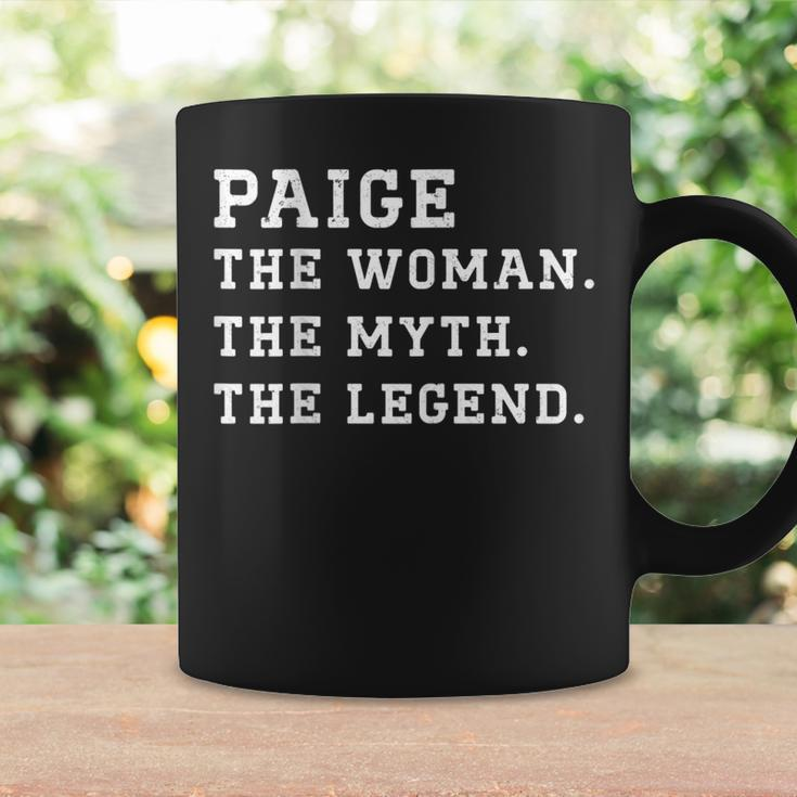 Paige The Woman Myth Legend Custom Name Coffee Mug Gifts ideas