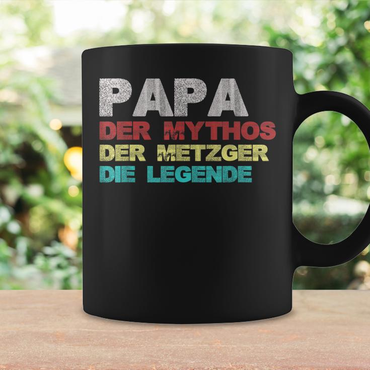 Papa Der Mythos Der Metzger Die Legende Vatertag Metzger Tassen Geschenkideen