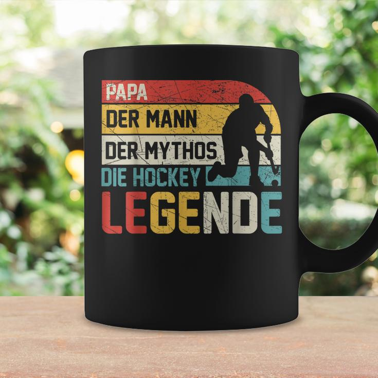 Papa Hockey Legende Tassen, Retro Hockeyspieler Design Geschenkideen