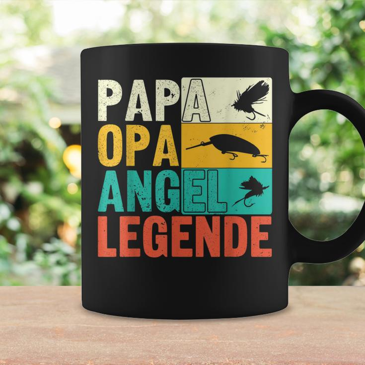 Papa Opa Angel Legende Tassen, Perfekt für Angler zum Vatertag Geschenkideen