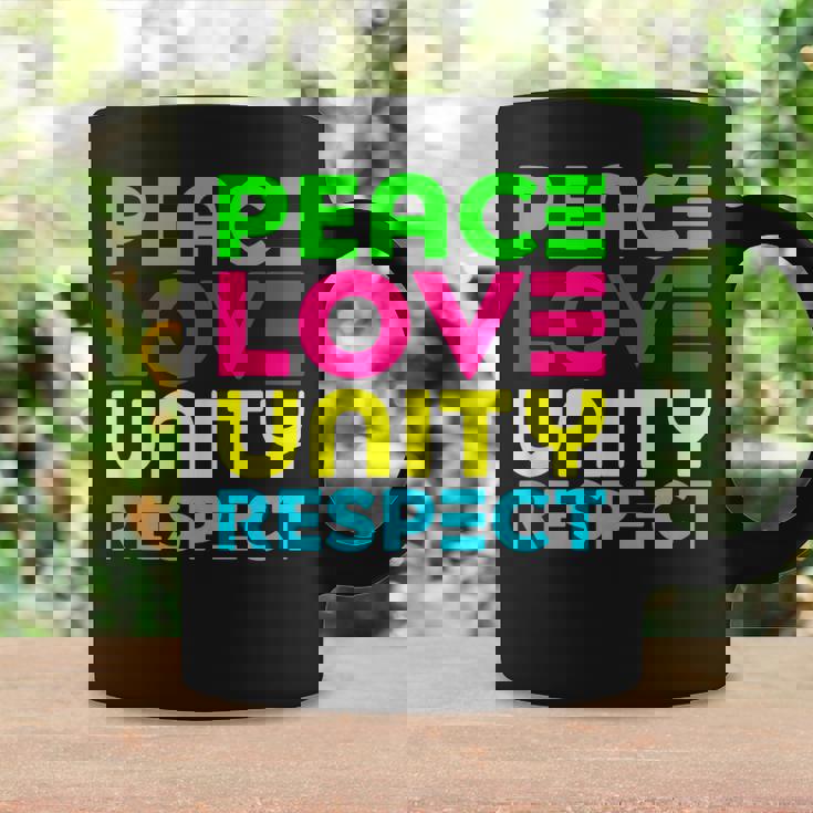 Peace Love Unity Respect - Plur Edm Rave Festival Raver Coffee Mug Gifts ideas