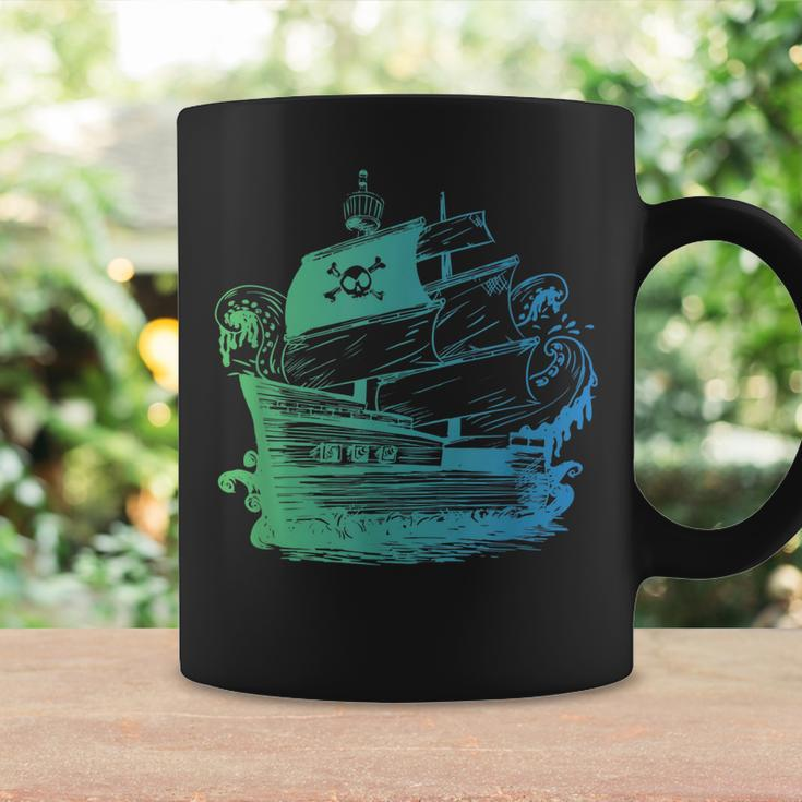 Pirate Ship Men Women Kids Nautical Boat Coffee Mug Gifts ideas