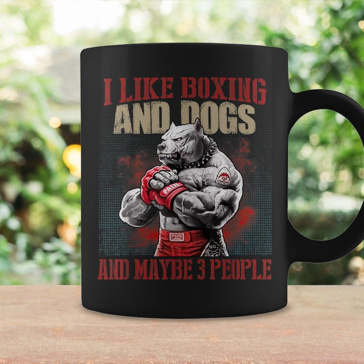 Pitbull I Like Boxing And Dog And Maybe 3 People Coffee Mug Gifts ideas