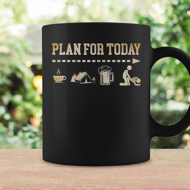 Plan For Today Coffee Camping Beer Fuck Tshirt Coffee Mug Gifts ideas