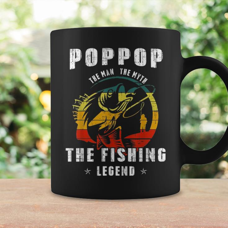 Poppop Man Myth Fishing Legend Funny Fathers Day Gift Coffee Mug Gifts ideas