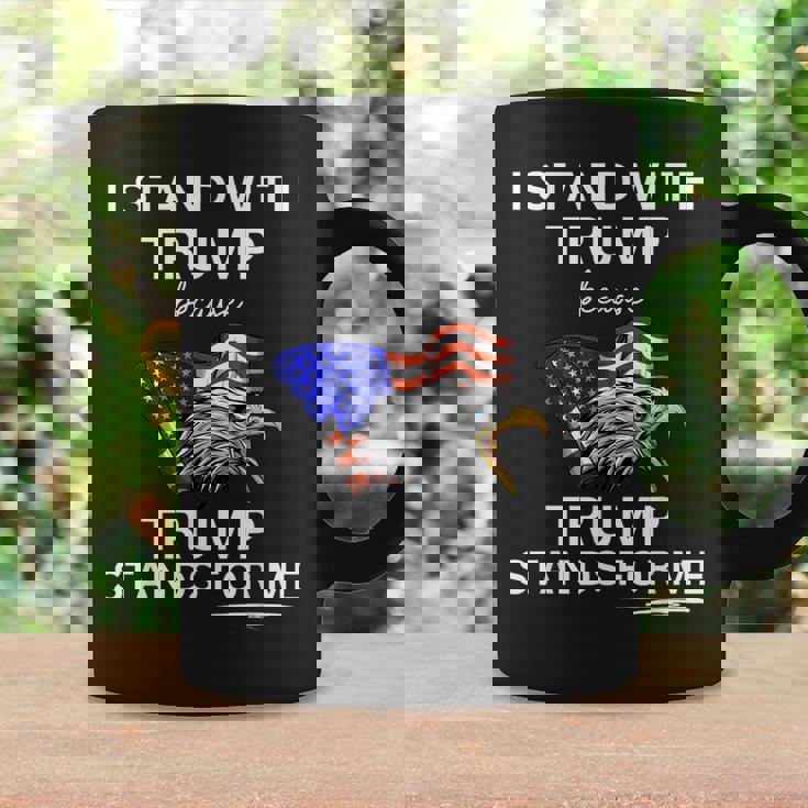 Pro Trump I Stand With Trump He Stands For Me Vote Trump Coffee Mug Gifts ideas