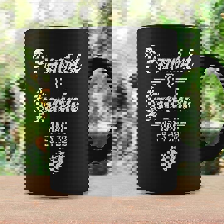 Promoted To Grandma Again 2023 Grandma To Be Again Coffee Mug Gifts ideas