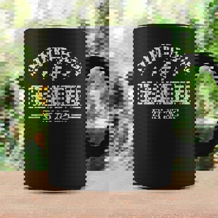 Promoted To Grandma Est 2023 Grandparents Baby Announcement Coffee Mug Gifts ideas