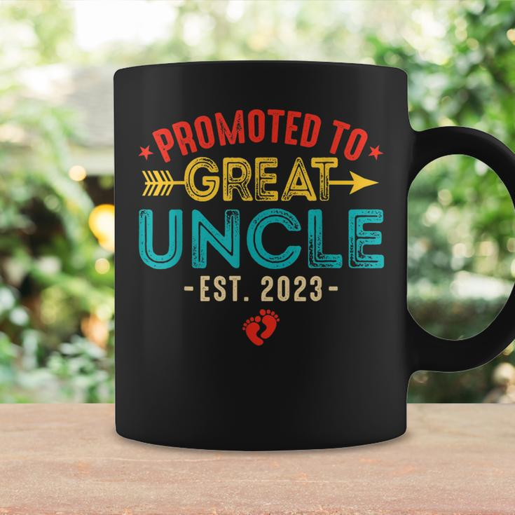 Promoted To Great Uncle 2023 Baby Reveal Fathers Day Gift For Mens Coffee Mug Gifts ideas