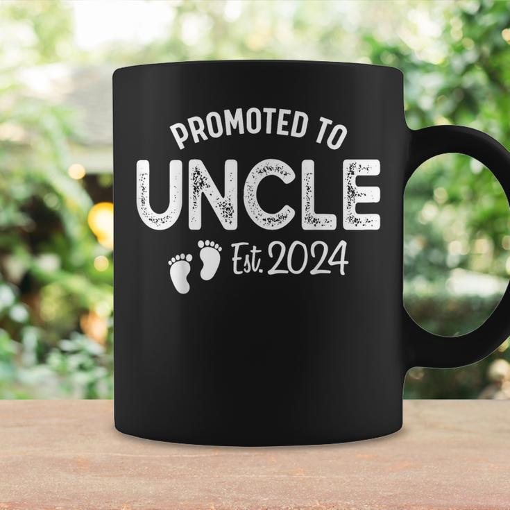 Promoted To Uncle 2024 Soon To Be Uncle Funny New Dad Coffee Mug Gifts ideas