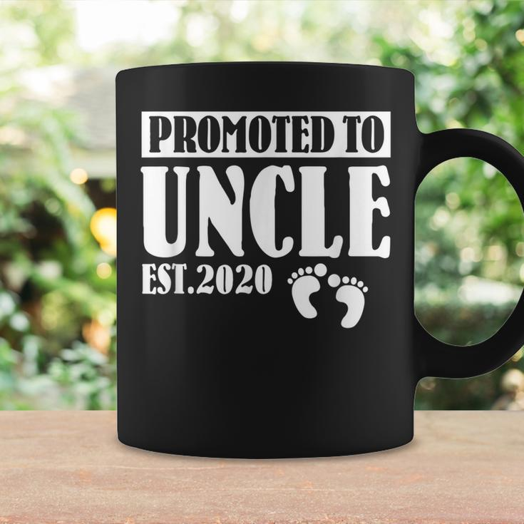 Promoted To Uncle Est 2020 Funny Uncle Gift For Mens Coffee Mug Gifts ideas