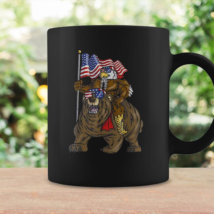 Proud American Bald Eagle Bear 4Th July Flag Christmas Gift Coffee Mug Gifts ideas