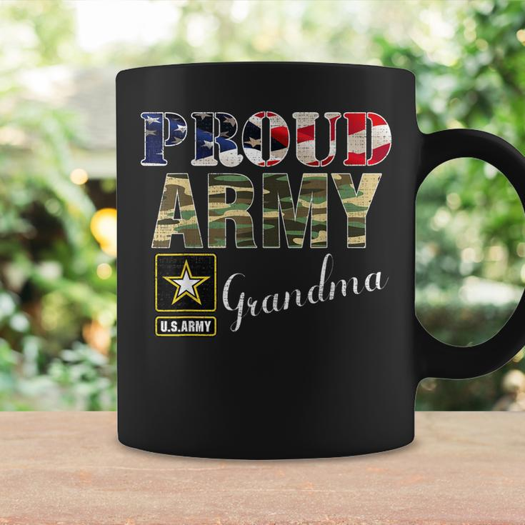 Proud Army Grandma With American Flag Gift Veteran Day Coffee Mug Gifts ideas