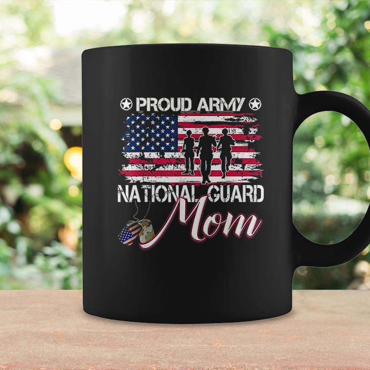 Proud Army National Guard Mom American Flag Coffee Mug Gifts ideas