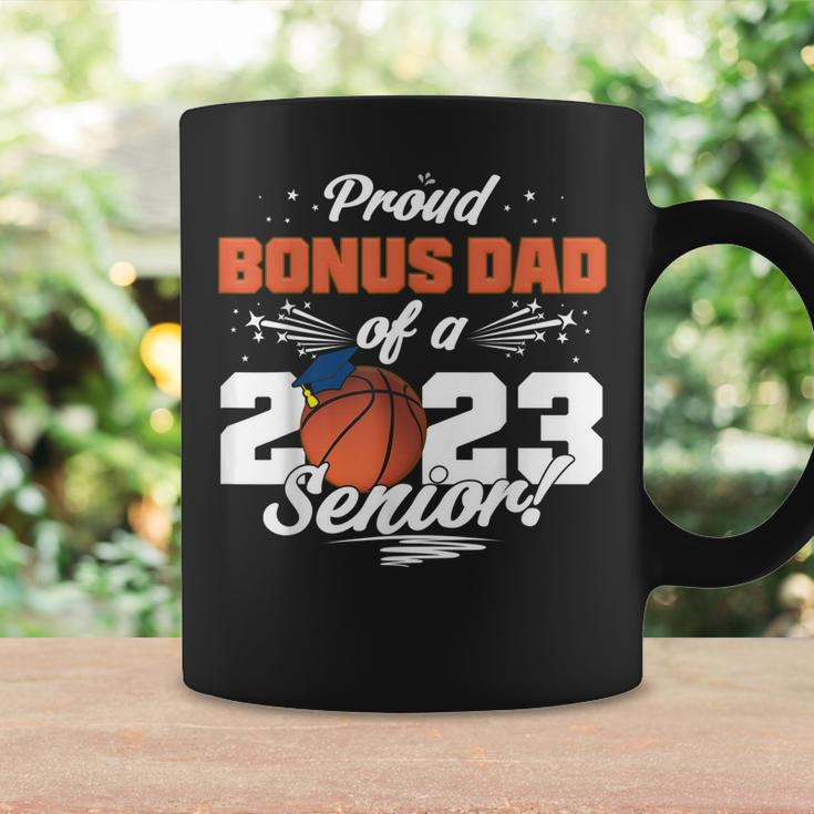 Proud Bonus Dad Of A 2023 Senior Graduate Basketball Coffee Mug Gifts ideas