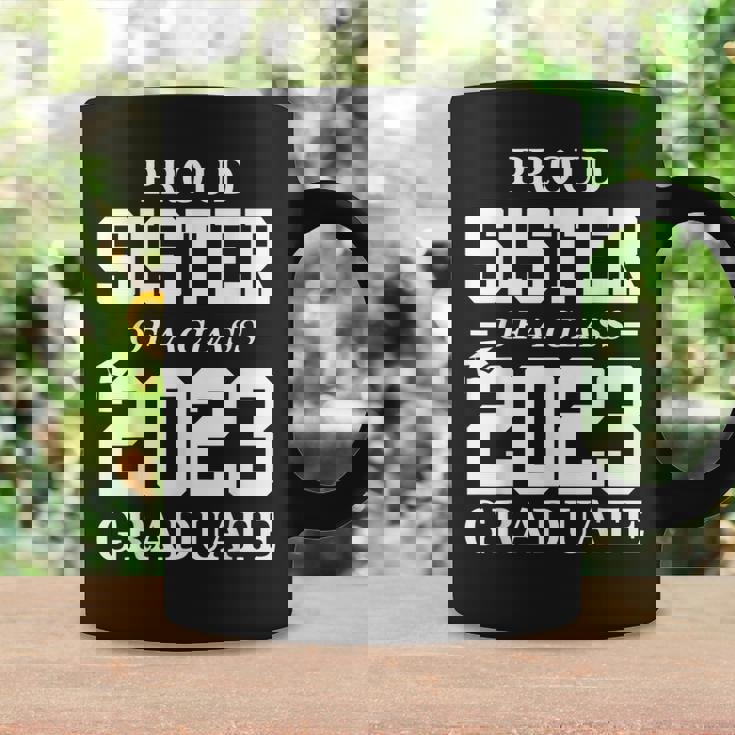 Proud Sister Graduation Gift Senior 23 Grad Class Of 2023 Coffee Mug Gifts ideas