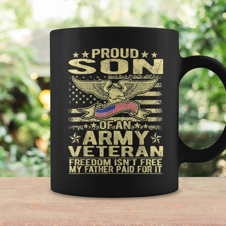 Proud Son Of An Army Veteran Military Veterans Child Gift Coffee Mug Gifts ideas