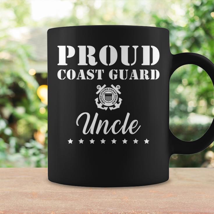 Proud Us Coast Guard Uncle Usa Military Family Gift Gift For Mens Coffee Mug Gifts ideas