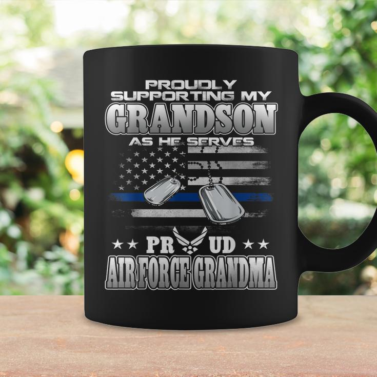 Proudly Supporting My Grandson Proud Air Force Grandma Coffee Mug Gifts ideas