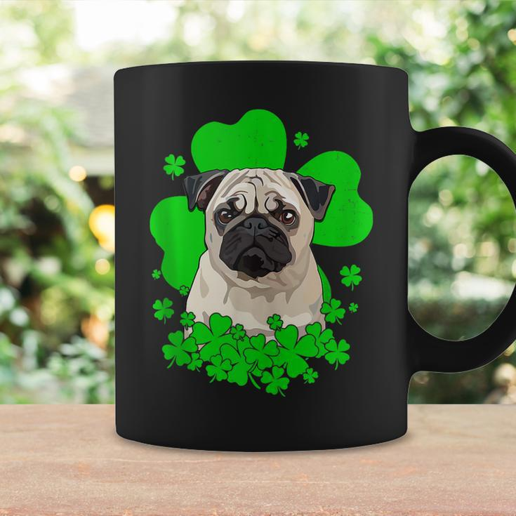 Pug St Patricks Day Clovers Coffee Mug Gifts ideas