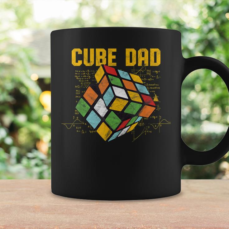 Puzzle Cube Dad Speed Cubing 80S Youth Vintage Math Coffee Mug Gifts ideas