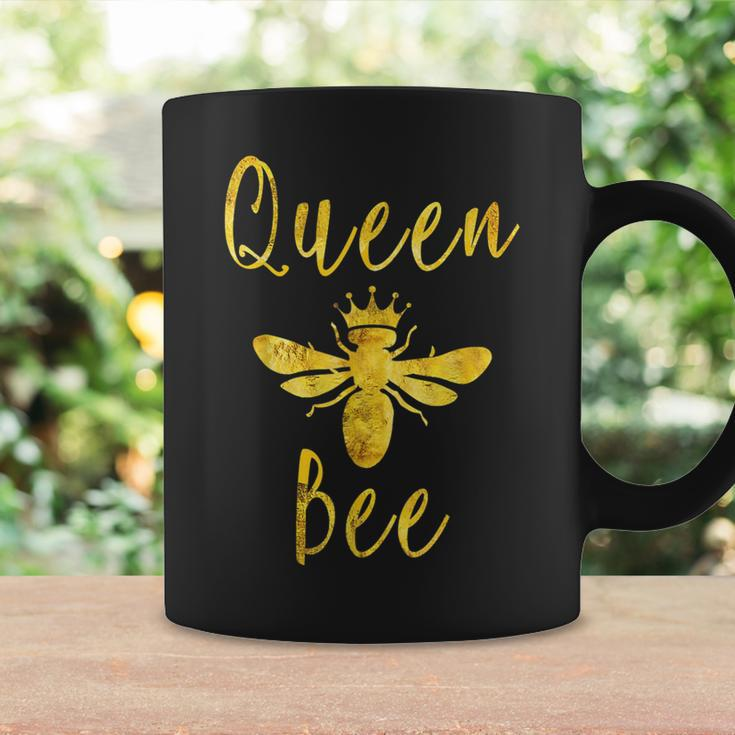 Queen Bee Crown Mom Mommy Grandma Funny Mothers Day Womens Coffee Mug Gifts ideas
