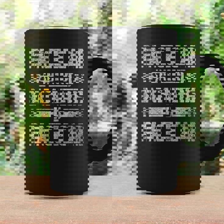Race Cars Racecar Spelled Backwards Race Car Racing Apparel Coffee Mug Gifts ideas