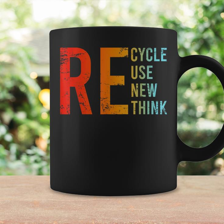 Recycle Reuse Renew Rethink Activism Environmental Crisis Coffee Mug Gifts ideas