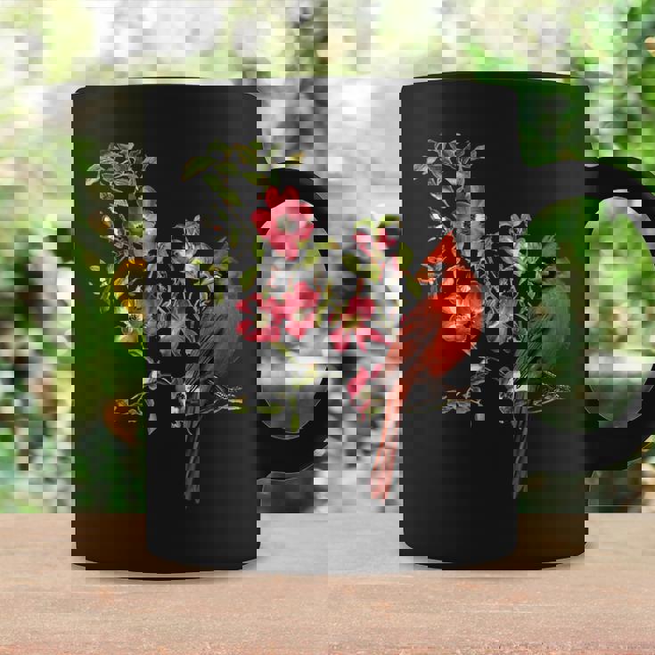 Red Cardinal Bird And Pink Flowering Dogwood Blossoms Coffee Mug Gifts ideas