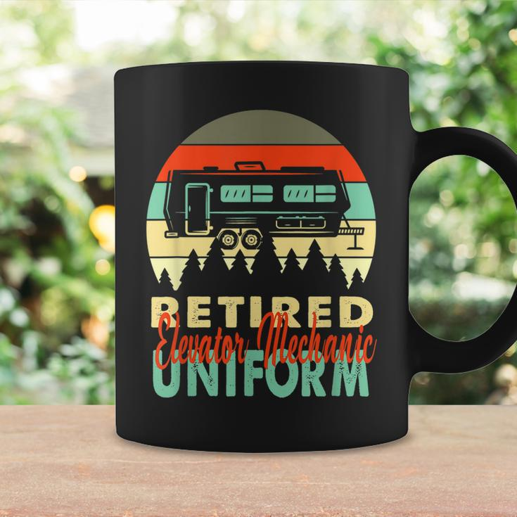 Retired Elevator Mechanic Uniform Rv Camping Retirement Gift Coffee Mug Gifts ideas