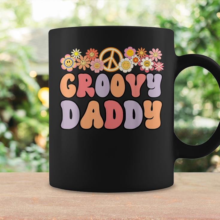 Retro Groovy Daddy And Vintage Family Retro Dad Birthday Coffee Mug Gifts ideas