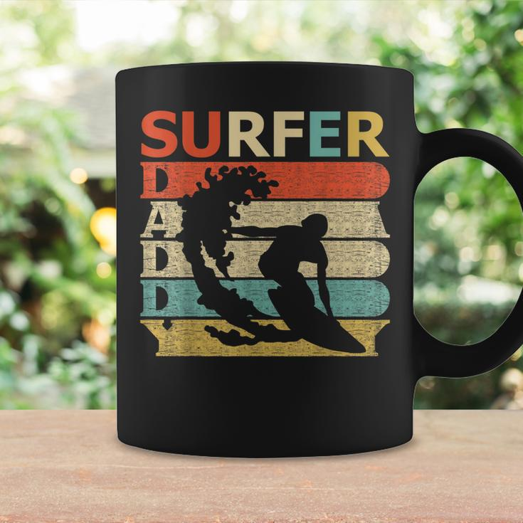 Retro Vintage Daddy Surfer Funny Surfing Dad Gift Coffee Mug Gifts ideas