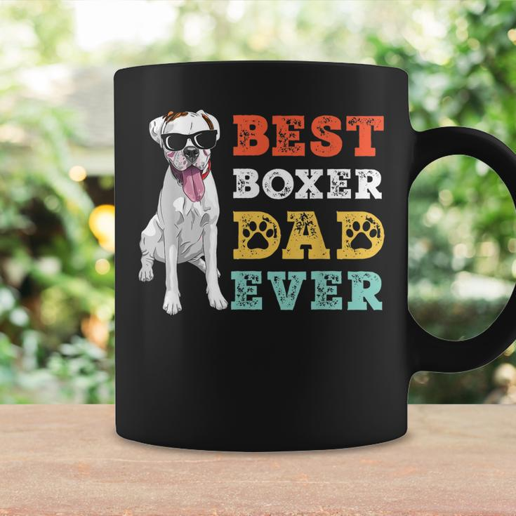 Retro Vintage Dog Best Boxer Dad Ever Coffee Mug Gifts ideas