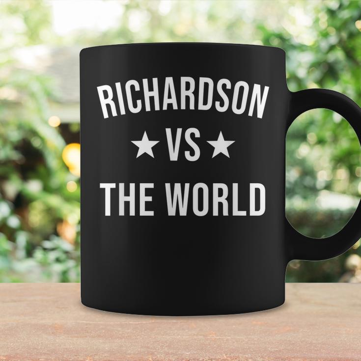 Richardson Vs The World Family Reunion Last Name Team Custom Coffee Mug Gifts ideas