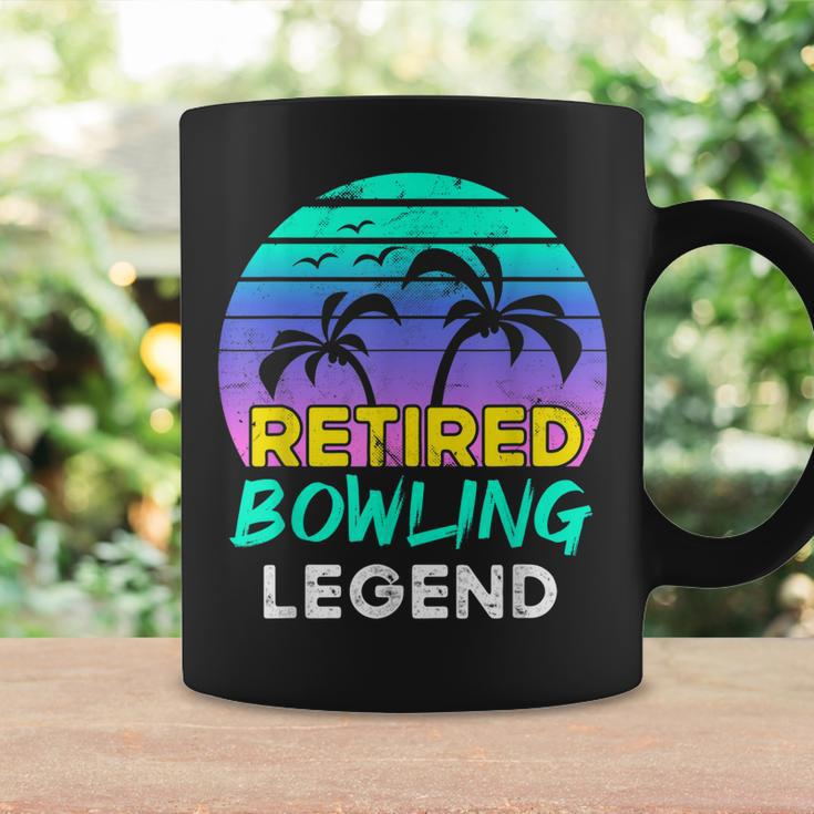 Ruhestand Bowling-Legende Tassen, Retro 80er Jahre Sonnenuntergang Geschenkideen