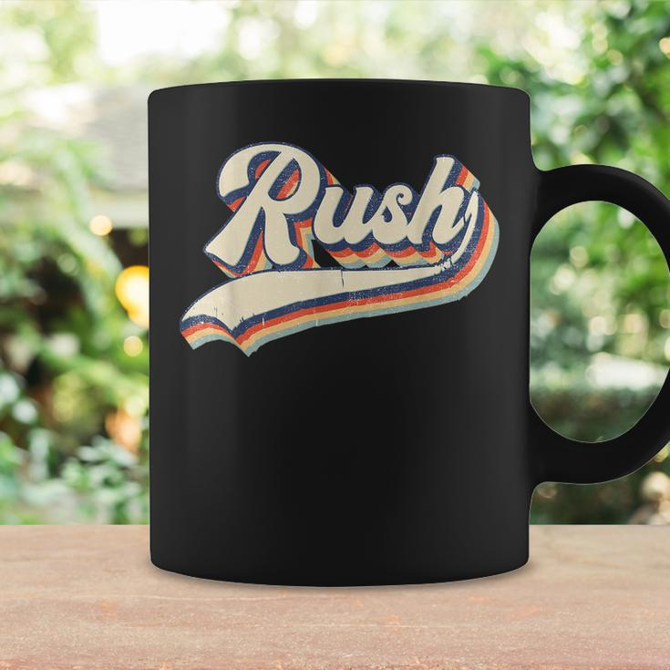Rush Surname Vintage Retro Gift Men Women Boy Girl Coffee Mug Gifts ideas