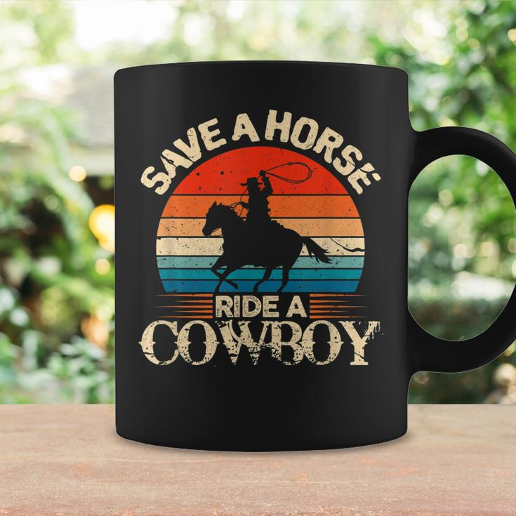 Save A Horse Ride Cowboy I Western Country Farmer Coffee Mug Gifts ideas