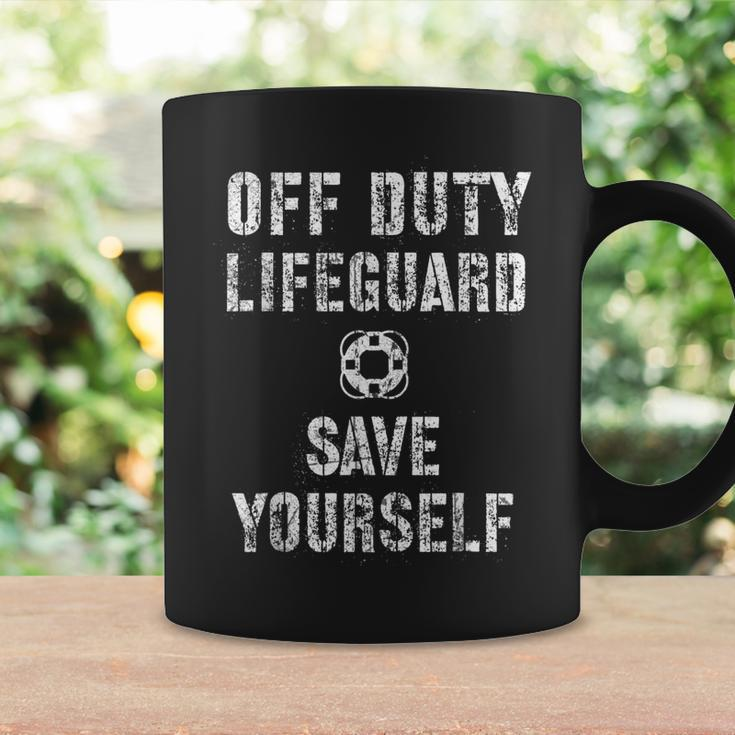 Save Yourself Lifeguard Swimming Pool Guard Off Duty Coffee Mug Gifts ideas