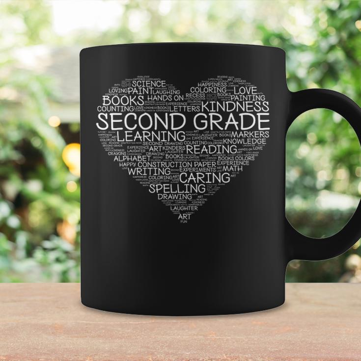 Second Grade Word Heart 2Nd Grade Student & Teacher Coffee Mug Gifts ideas