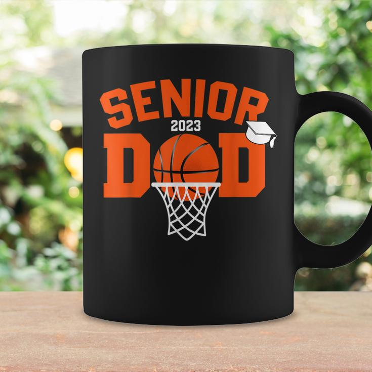 Senior Dad 2023 Basketball Class Of 2023 Graduate Mens Boys Coffee Mug Gifts ideas