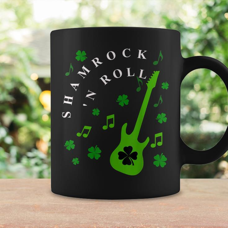 Shamrock N Roll St Patricks Day Irish Music Coffee Mug Gifts ideas