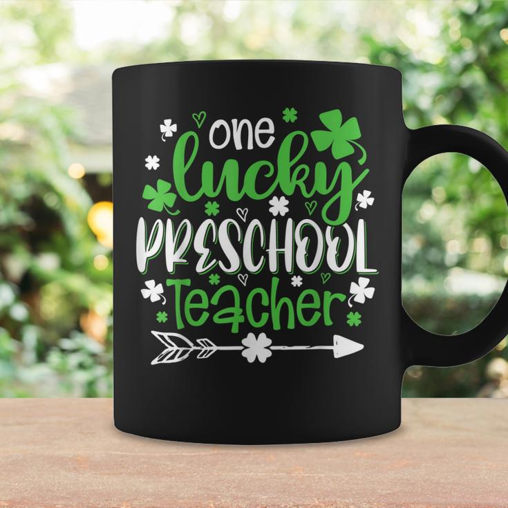 Shamrock One Lucky Preschool Teacher St Patricks Day Coffee Mug Gifts ideas