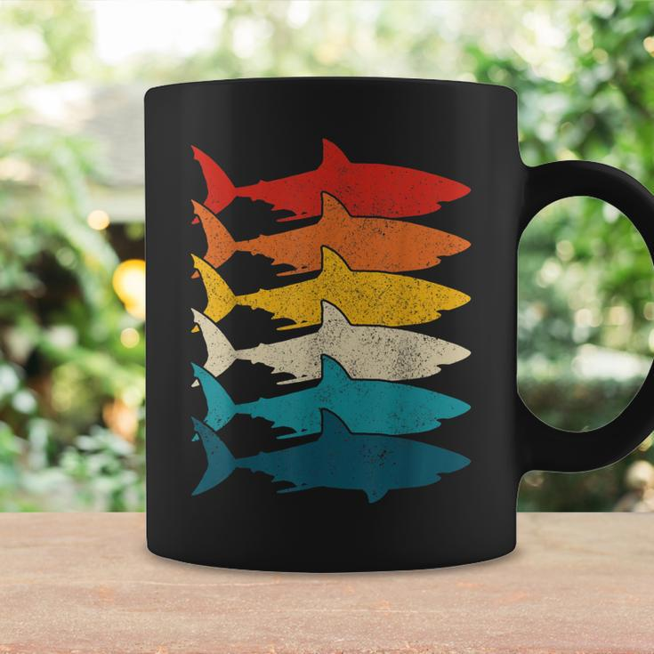 Shark Vintage Fish Fishing Great White Shark Retro Coffee Mug Gifts ideas