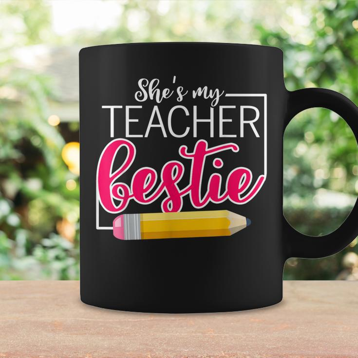 She Is My Teacher Bestie Couple Matching Outfit Apparel Coffee Mug Gifts ideas